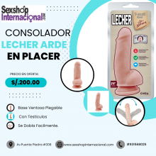 CONSOLADOR ULTRA REAL LECHER FLESH 18 CM DE PURO PLACER SEXSHOP 931568025